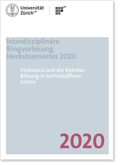 Ringvorlesung «Pestalozzi und die Roboter» (Cover Flyer)