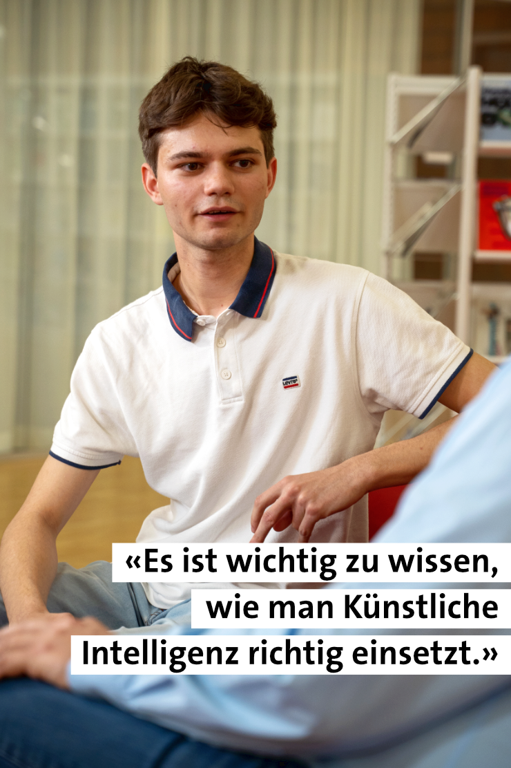 Tarek Zitat: «Es ist wichtig zu wissen, wie man Künstliche Intelligenz richtig einsetzt.»