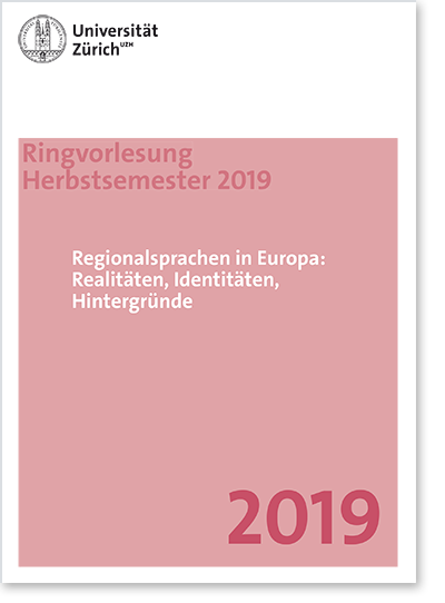 Regionalsprachen in Europa:  Realitäten, Identitäten, Hintergründe (Cover Flyer)