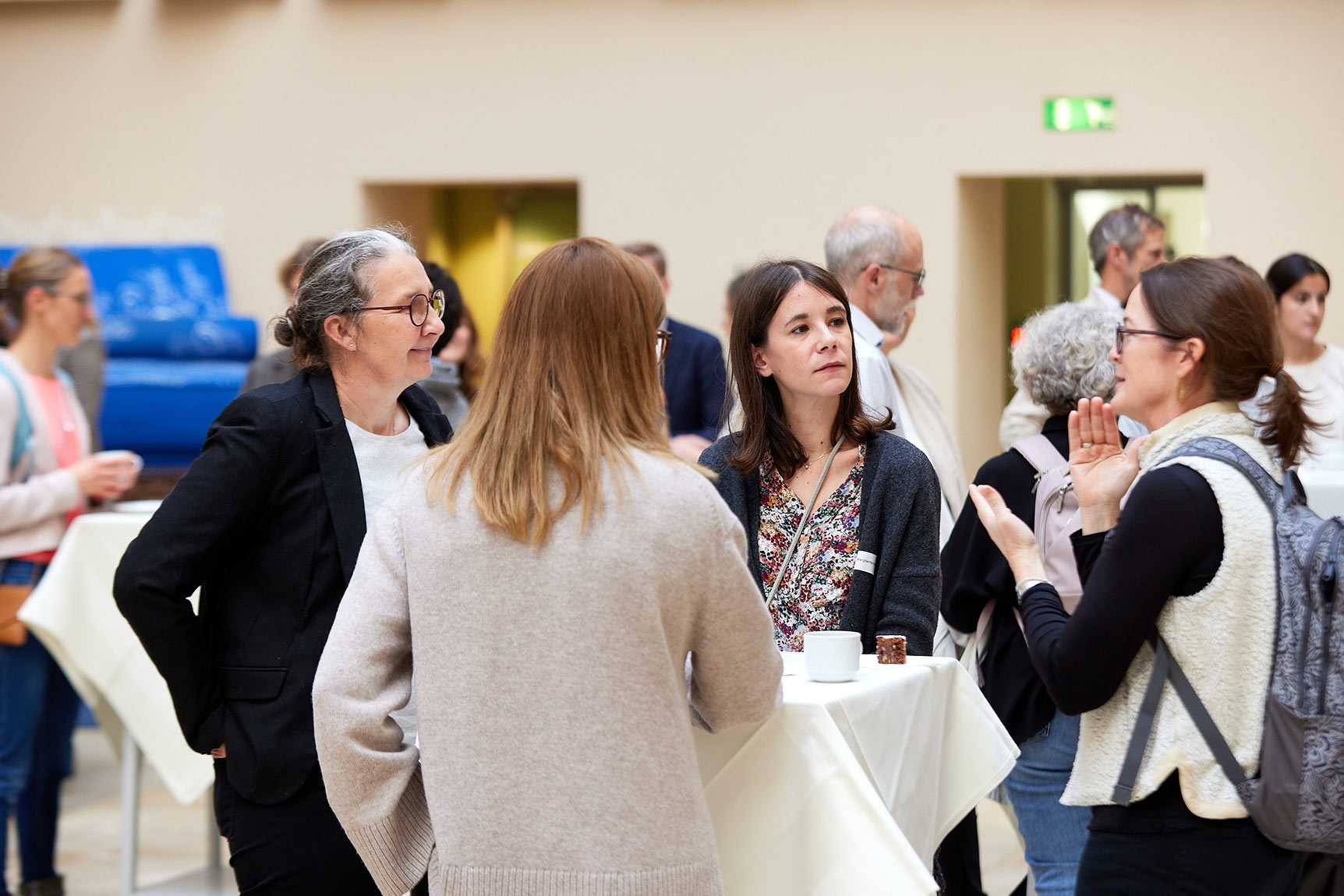 Network lunch in the Lichthof.