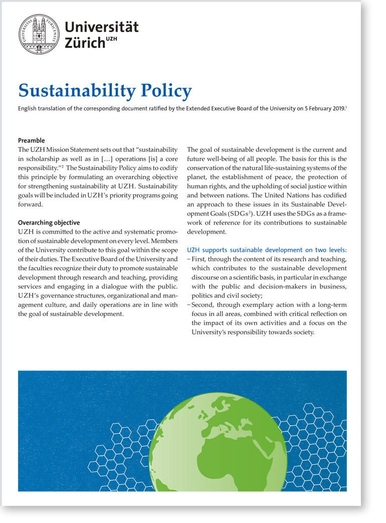 Cover Sustainability Policy