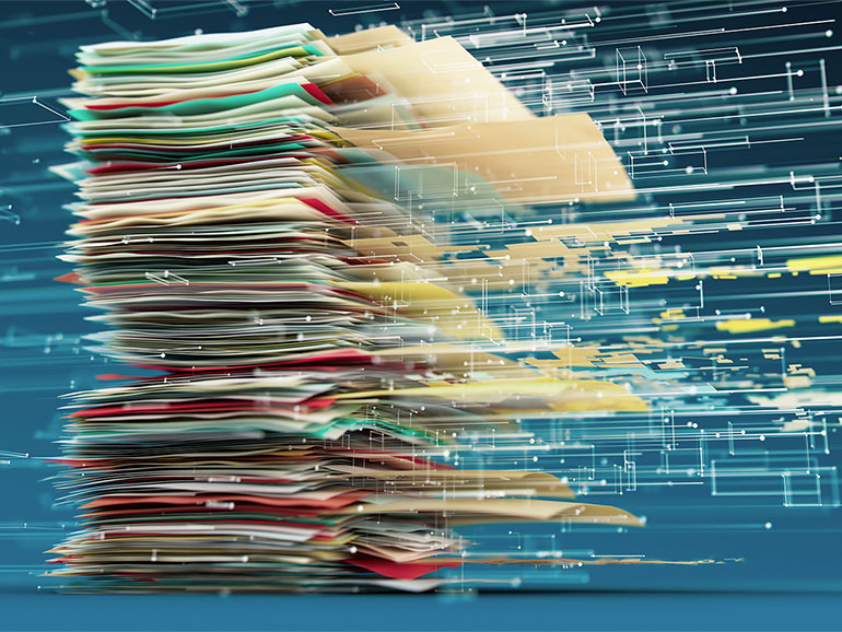 A stack of publications with outliers
