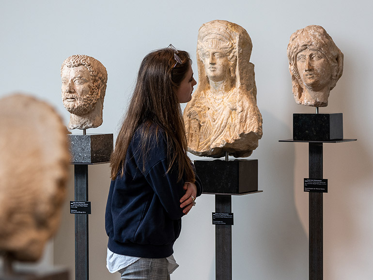 Woman at the Archaeological Museum