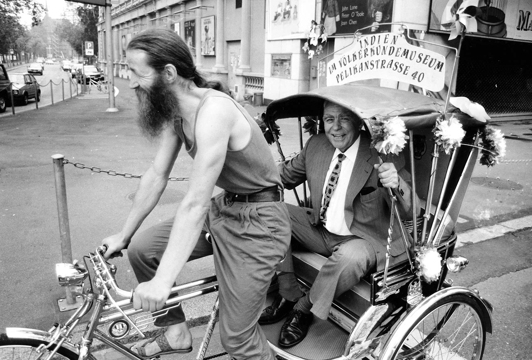 1987 – UZH President in a Rickshaw (Pictured: As part of the large-scale event 