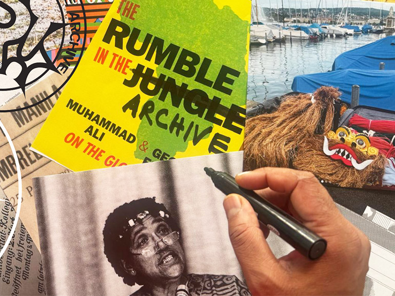 Collage zum Thema "Rumble in the Archive"