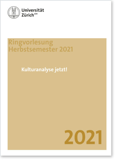 Ringvorlesung «Kulturanalyse jetzt!» (Cover Flyer)