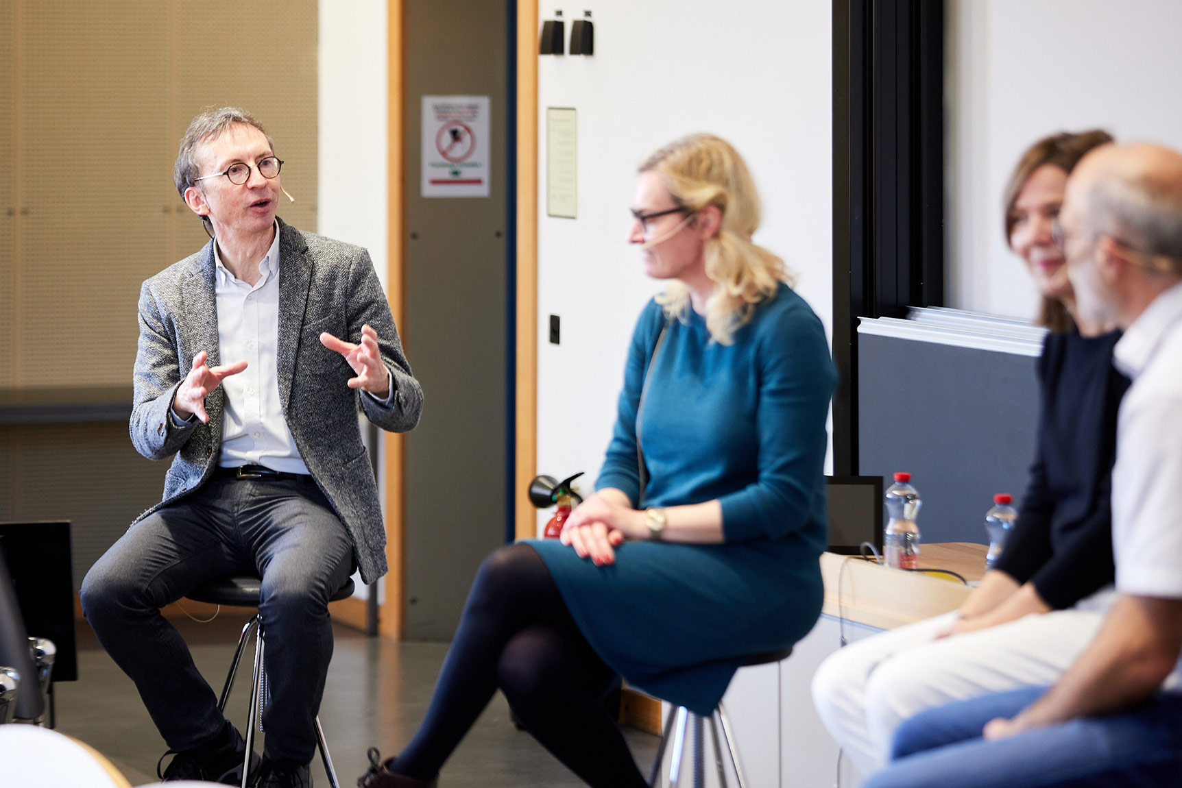 Panel discussion ‘Shaping student journeys with curricular tricks’.