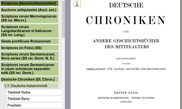 MGH Deutsche Chroniken